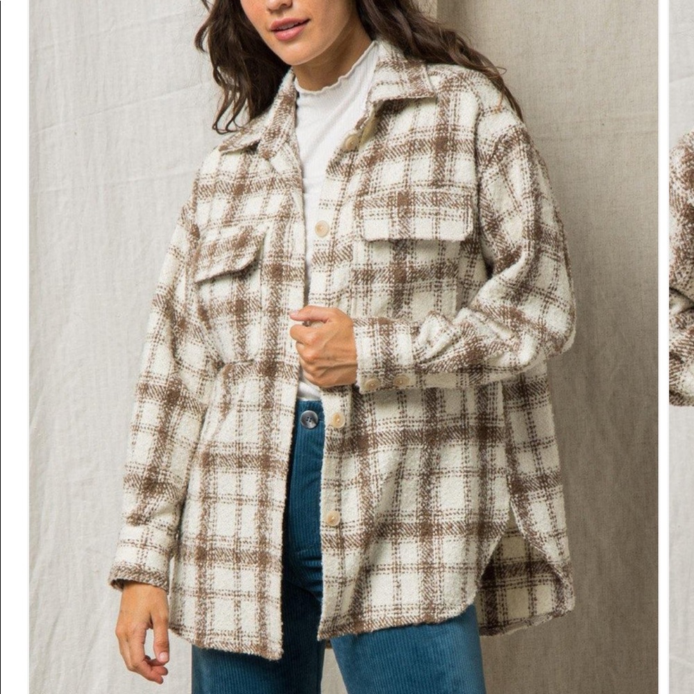 Women’s plaid shacket